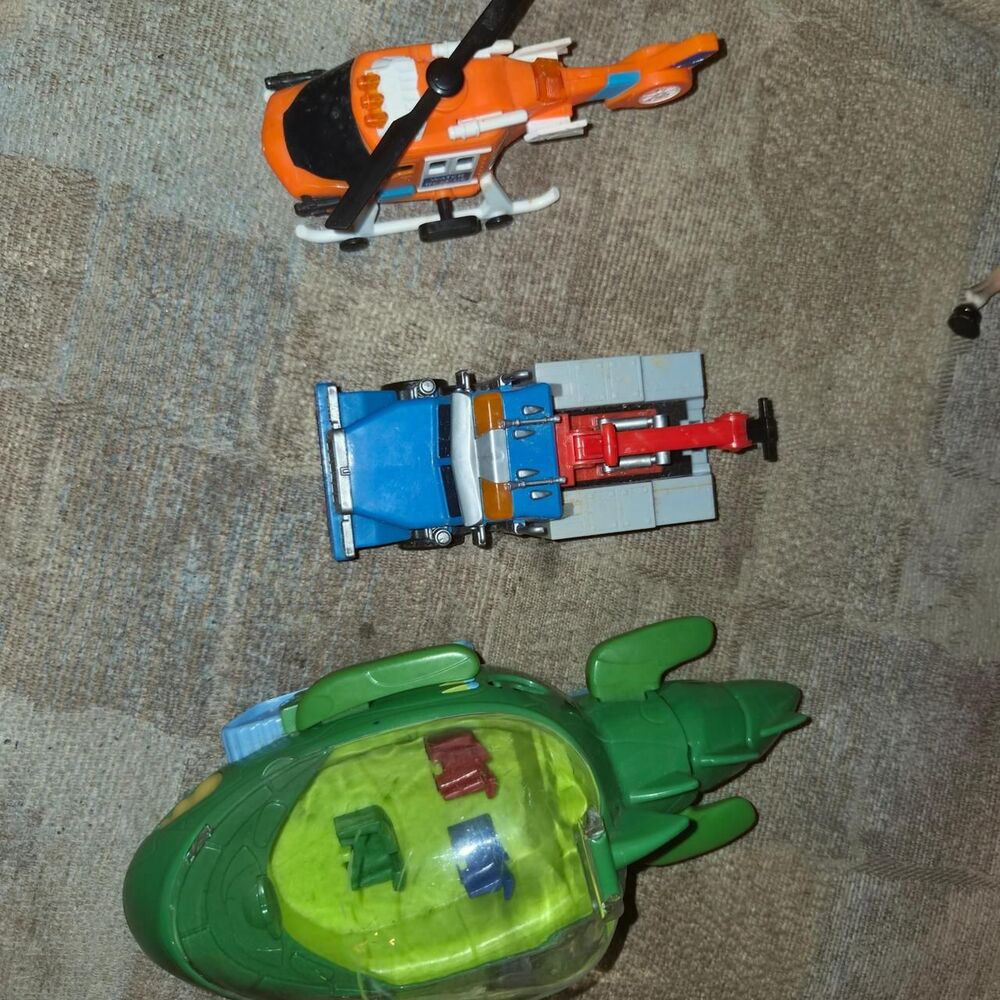 Kids Toy Vehicle Lot - PJ Masks Gekko-Mobile & Adventure Force Rescue kidcore